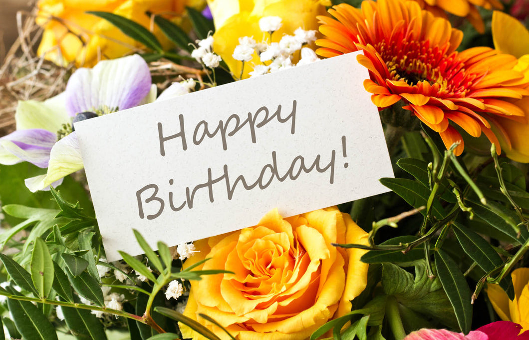 Karte Sujet «Happy Birthday»